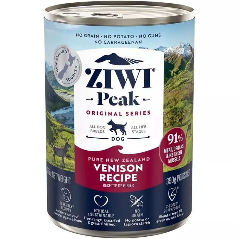 ZiwiPeak Venison Recipe, Wet Dog Food