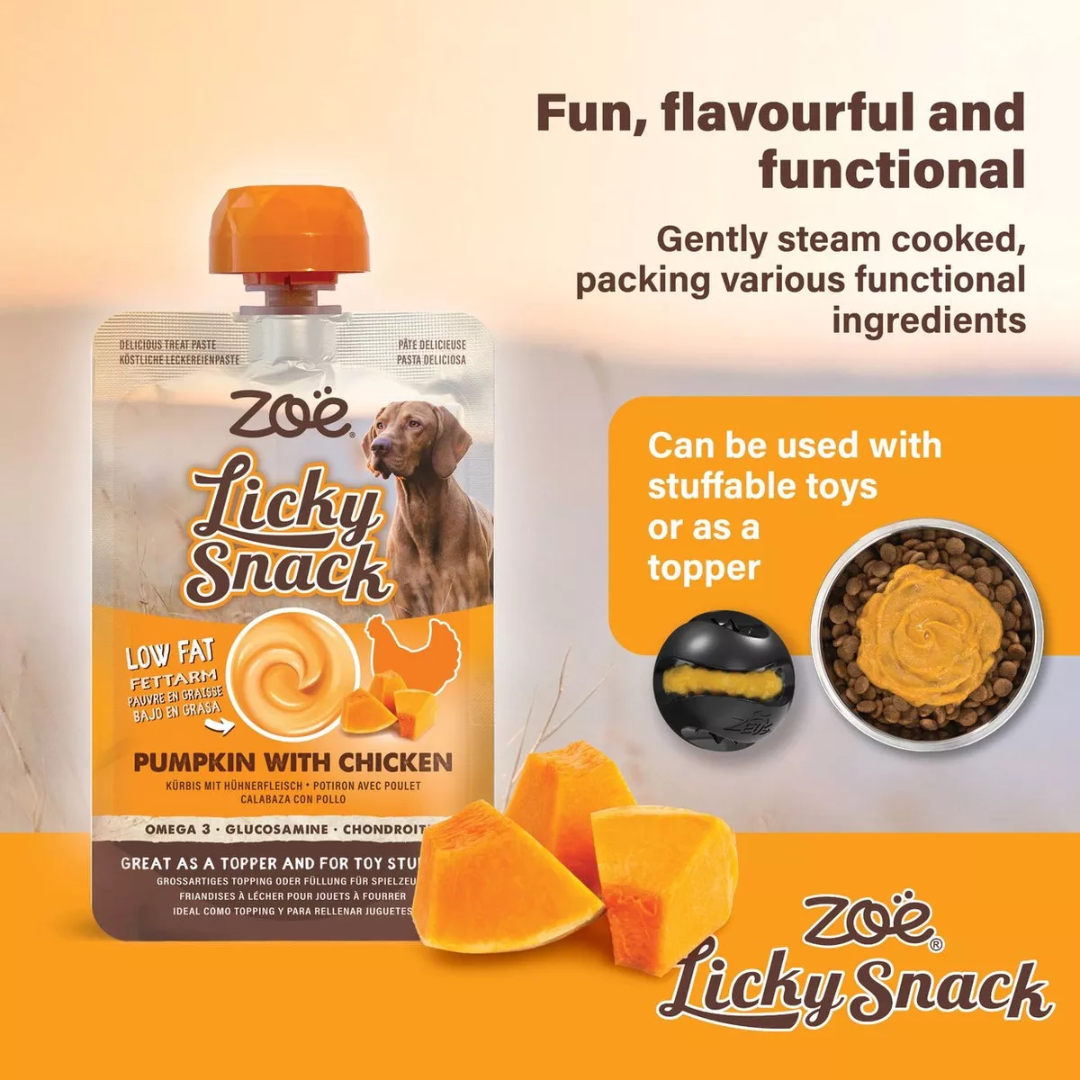 Zo Licky Snack Pumpkin & Chicken Recipe 85g