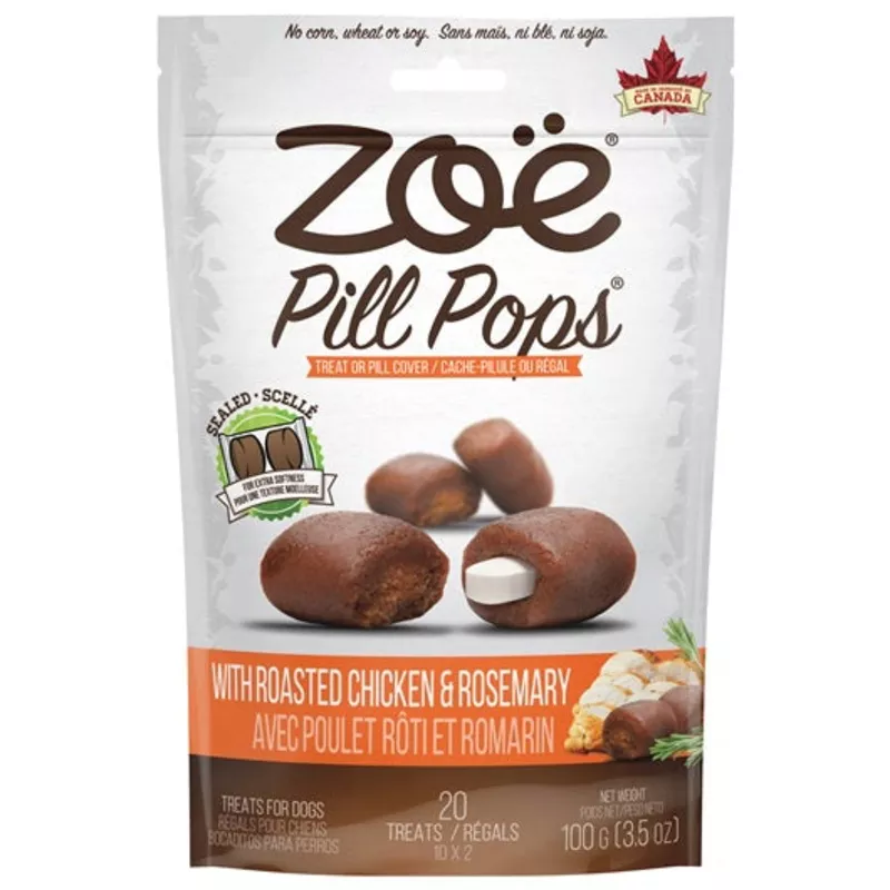 Zo Pill Pops – Roasted Chicken with Rosemary – 100 g (3.5 oz)