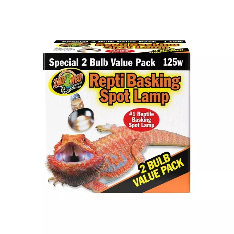 Zoo Med Bulb Basking Spot 125 Watt 2 Pack – Transform Your Backyard into a Wildlife Oasis for All Creatures