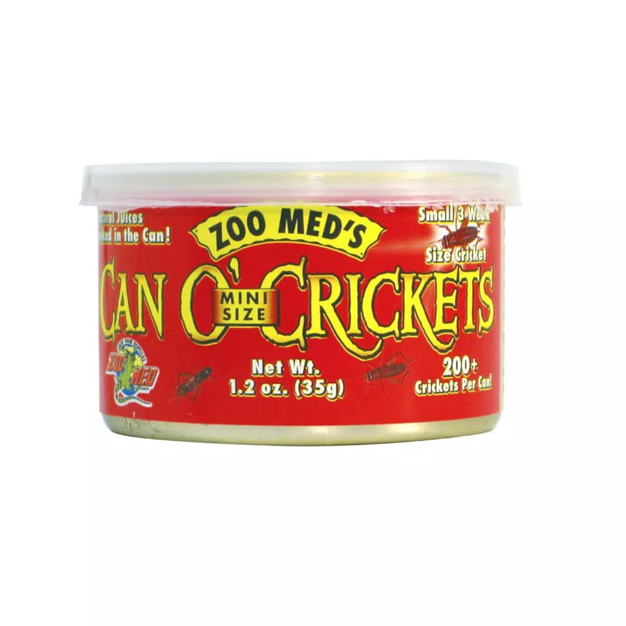 Zoo Med Can O' Crickets Mini-1.2Oz