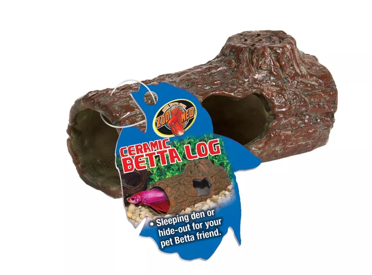 Zoo Med Ceramic Betta Log 4.25In