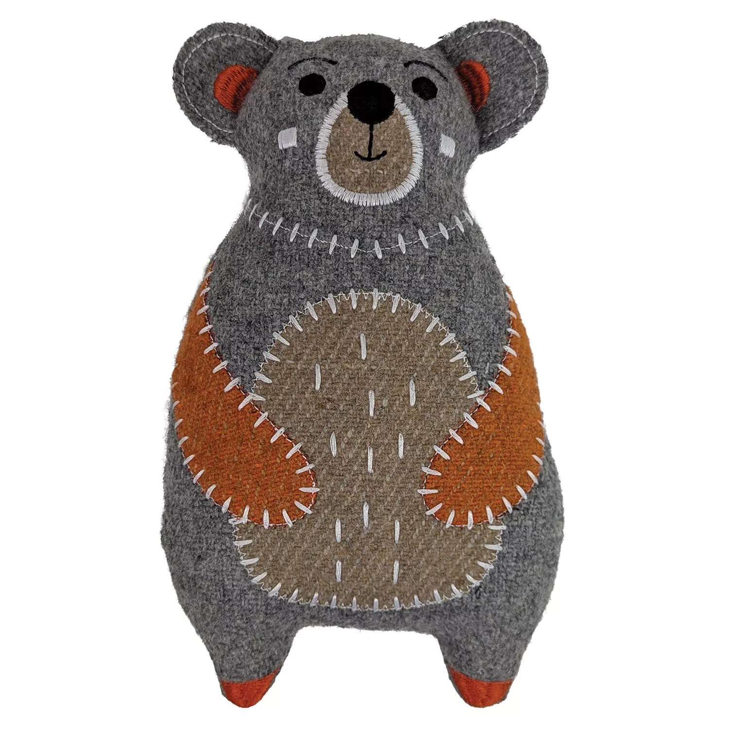 Zoom Pets, Recycled Wool Bear Plush - Dog Toy