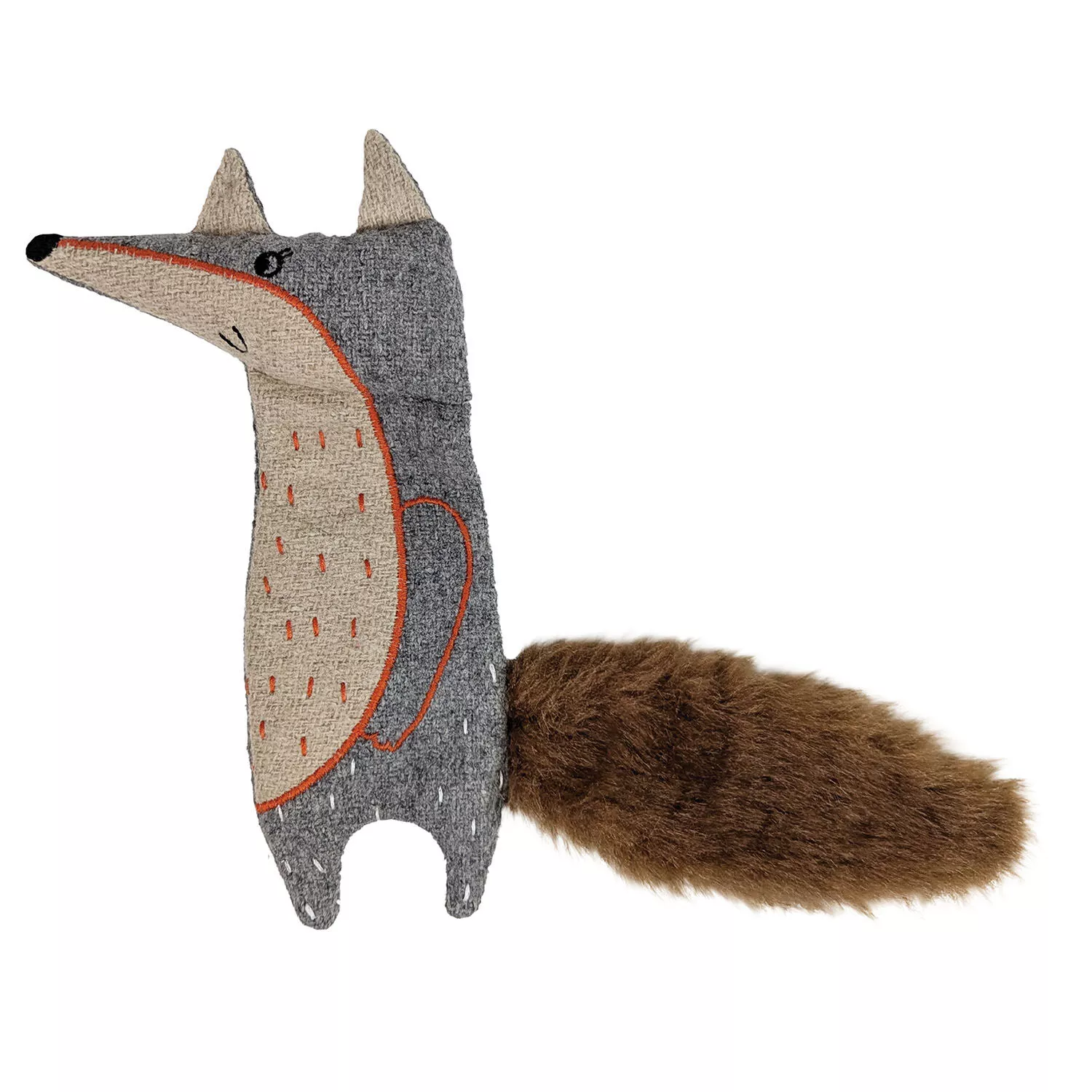 Zoom Pets, Recycled Wool Fox Plush - Dog Toy