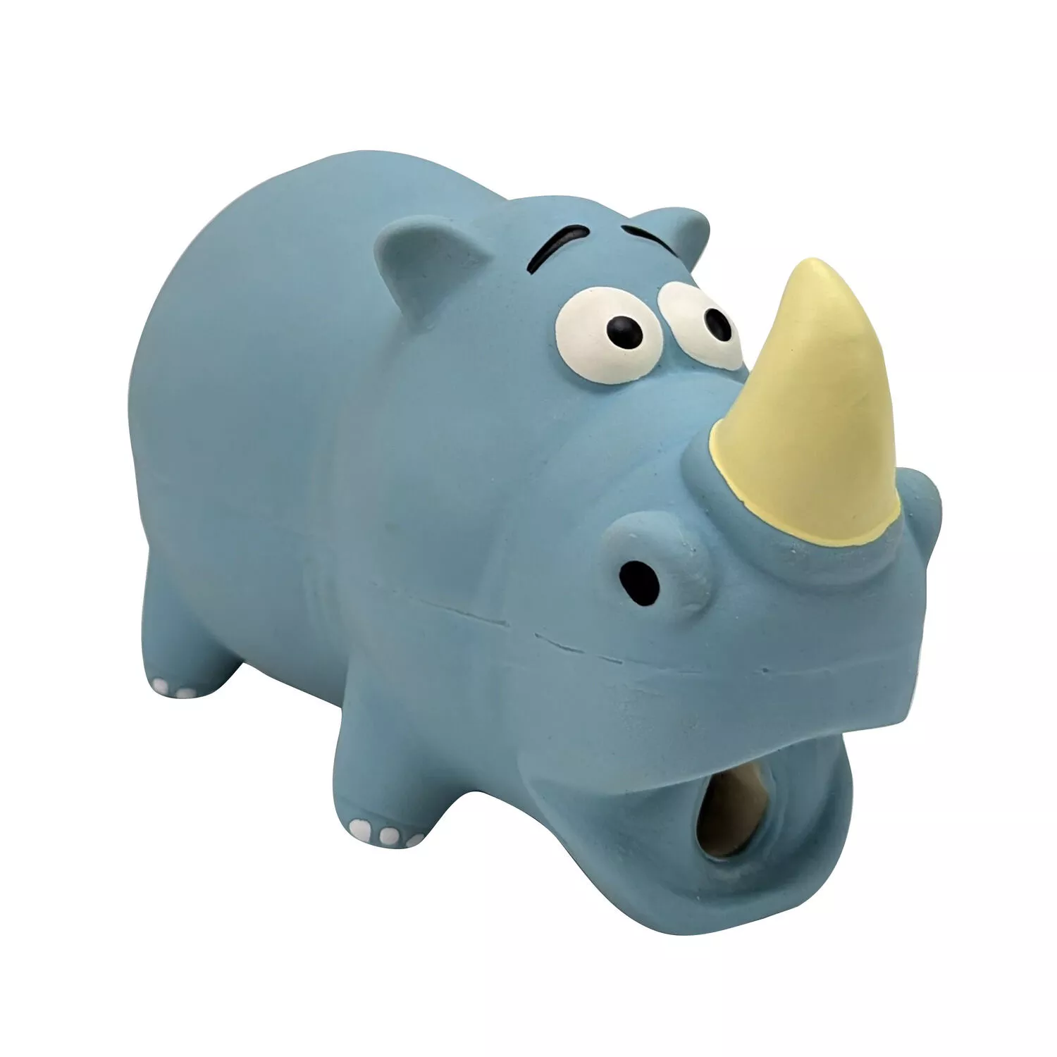 Zoom Pets Romeo the Rhino Latex Dog Chew Toy