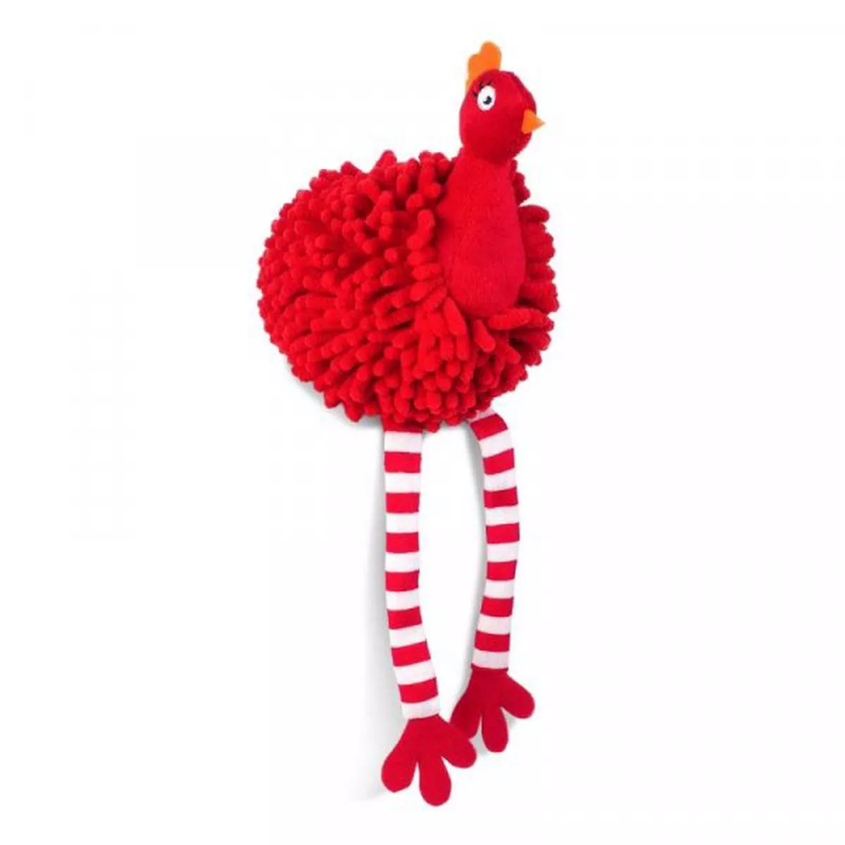 Zoon 20cm Noodly Partridge Dog Toy – Red