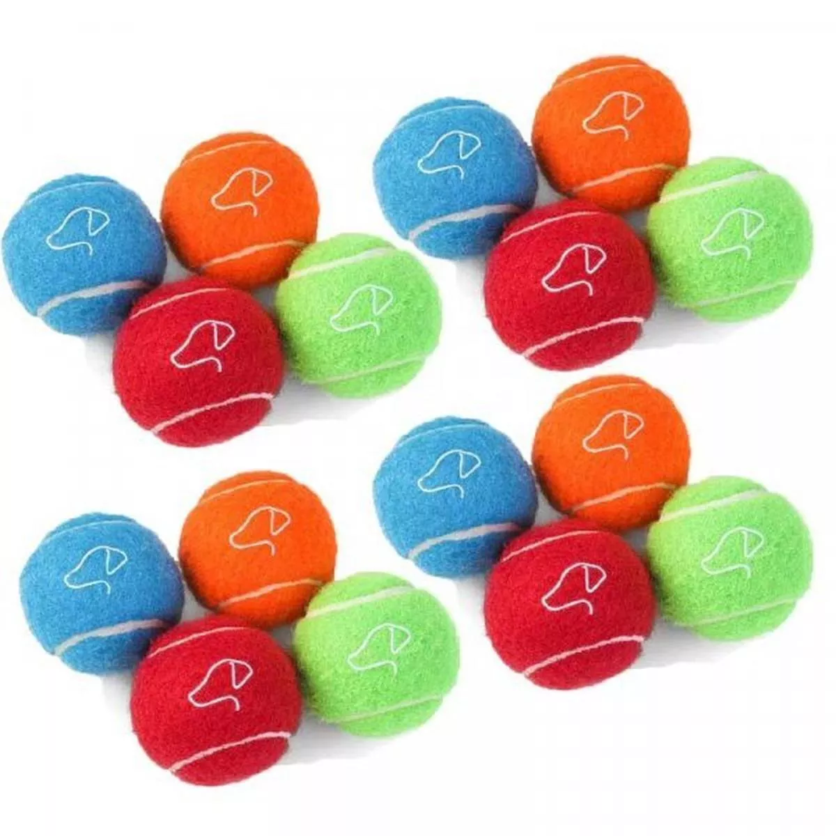 Zoon 6.5cm Pooch Tennis Balls – Pack of 12
