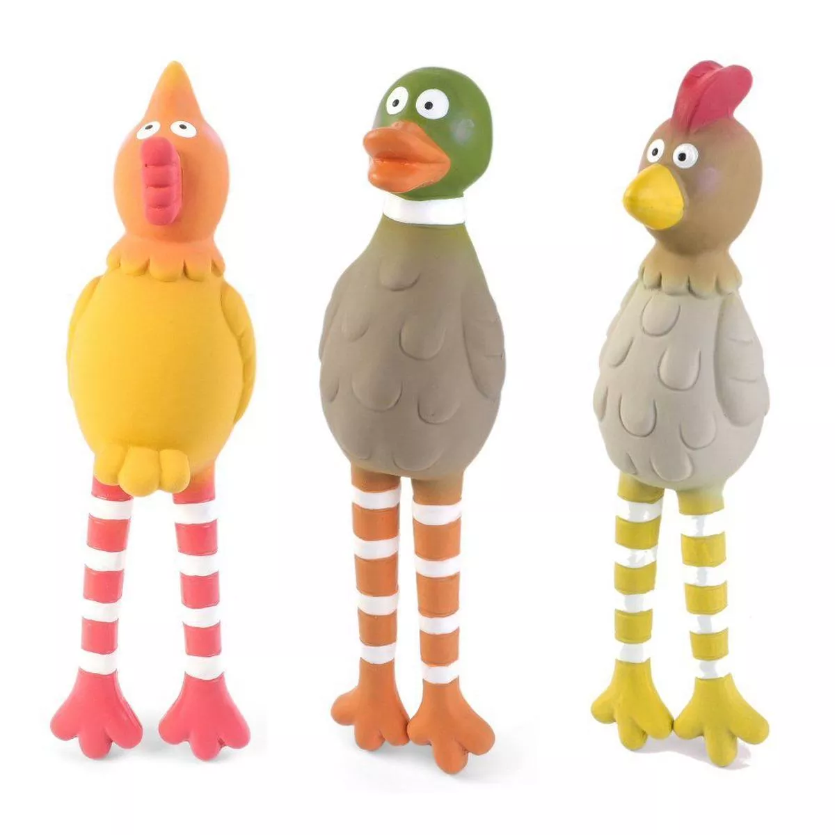 Zoon Latex Squawker Dog Toy