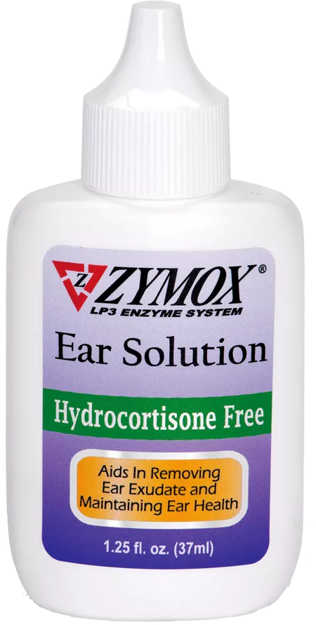 Zymox Ear Solution Hydrocortisone Free